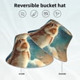 thumbnail image 2 of Balery Starry Sky Cloud Cute Rabbit Sombreros para el sol para hombre y mujer, sombrero de pescador con UPF 50+, 2 of 6