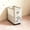 White, variant on Rollable Under Desk Storage Bin with Wheels, Detachable Cute Bear Fabric Mobile Organizer Basket for Bedroom Office