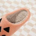 thumbnail image 4 of Halloween Pumpkin Slippers for Women Men Spooky Slides Soft Plush Fuzzy Slippers Cozy House Slippers Indoor Outdoor Shoes, 4 of 7