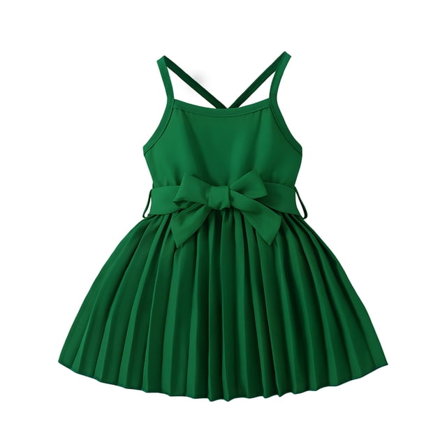 Vestido VARMILO verde casual para niña de 8 años