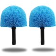 thumbnail image 1 of Pack de 2 piezas con forma de punta de plumero con forma de telaraña, diseño retorcido, azul, 1 of 8