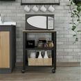 thumbnail image 3 of RST Brands Emery Composite Wood Kitchen Cart in Natural, 3 of 6