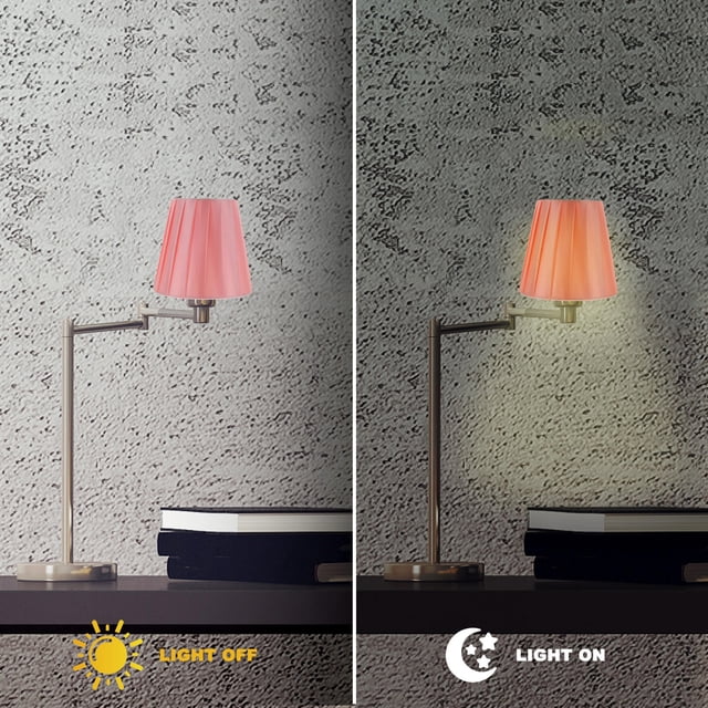 HINTRMENT 2Set Desk Lamp Shade with Pleated Design and Light Diffusion Function for Table and Floor Lamps