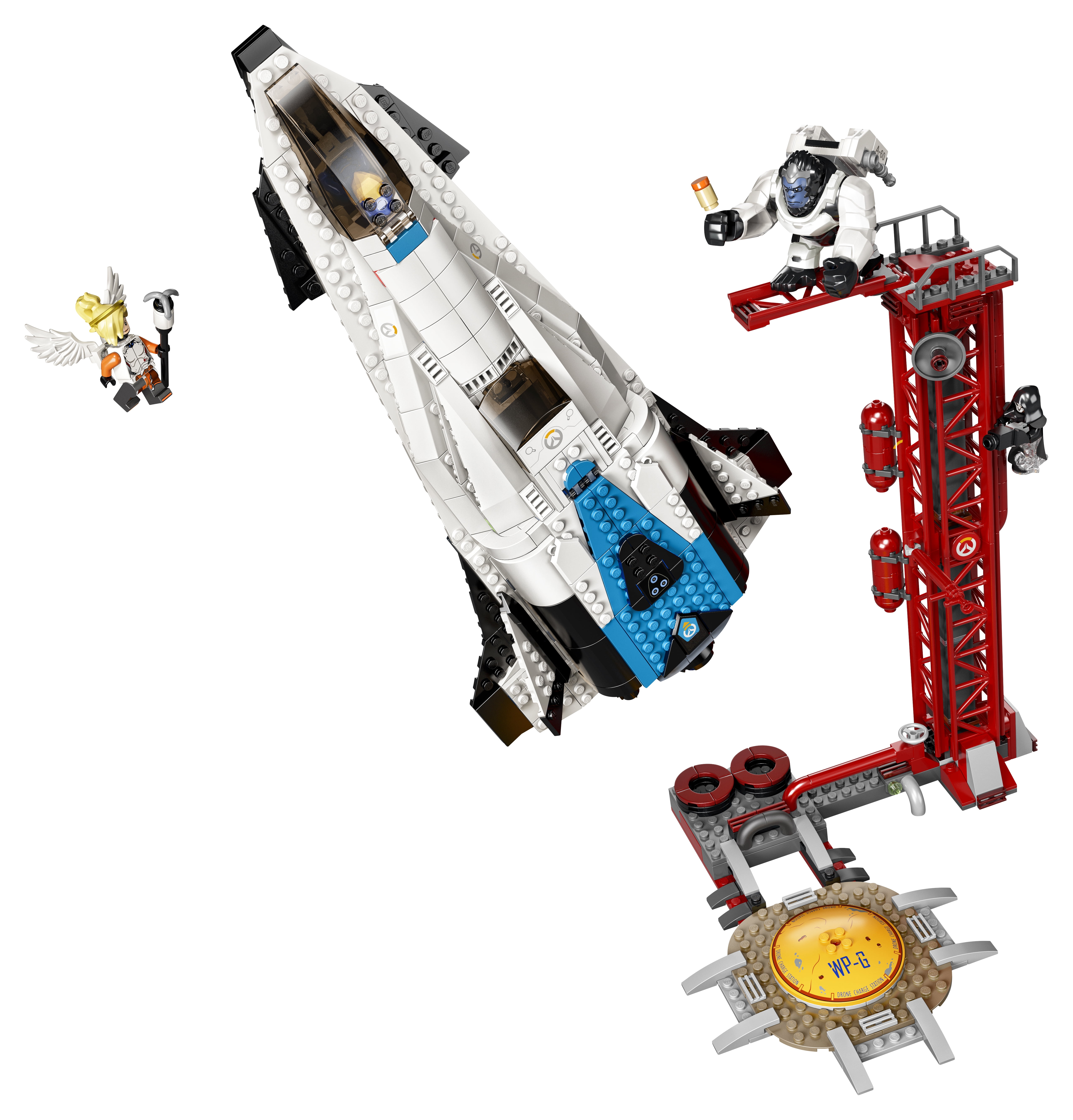 LEGO Overwatch Watchpoint: Gibraltar 75975 with Splitting Rocket