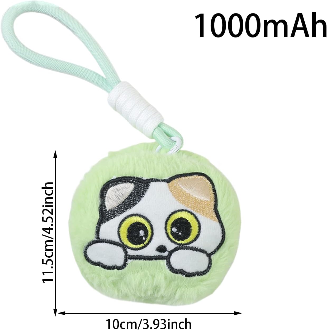 Hand Warmers Rechargeable - Cartoon Electric Hand Warmer, 1000/2000 Mah Ultra Slim Fits Pocket Gloves | USB C Pocket Heater for Women, Outdoor, Office, Commute for Christmas,Winter