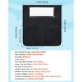 thumbnail image 5 of Classroom Chair Organizer Pockets,12-Pack Black 17x19 " Chair Back Storage with Name Tags for School,Kindergarten,and Home Use, 5 of 11