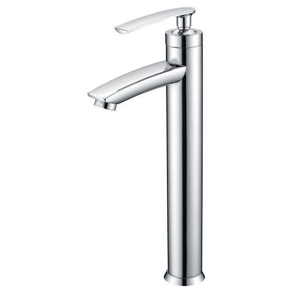 ANZZI Fifth Single Hole Single-Handle Bathroom Faucet in Polished Chrome