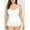 WHITE, variant on Women's Missy Shelf Bra Camisole