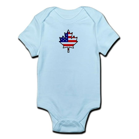 

CafePress - Canadian-American Half-Breed Infant Bodysuit - Baby Light Bodysuit