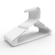thumbnail image 1 of Ganchos Blancos de plástico. Perchas Blancas de plástico Resistentes y duraderas para el Uso Diario y de Todo Tipo de Ropa, 1 of 2