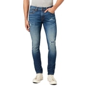 Buffalo David Bitton SANDED & REPAIRED INDIGO Mens Skinny Max Jeans, US 33/30