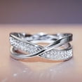 thumbnail image 5 of SEPARQI Classic Promise Ring Engagement Ladies Gift for Wife High Quality Dazzling AAA Zircon CZ Ring Elegant Gift Comes in Elegant Box, 5 of 9