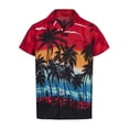 thumbnail image 1 of Minnieouse camisa de playa de manga corta casual de secado rápido vacaciones sueltas palm breasted ropa de playa de gran tamaño vacaciones de Type2 NO2, 1 of 6