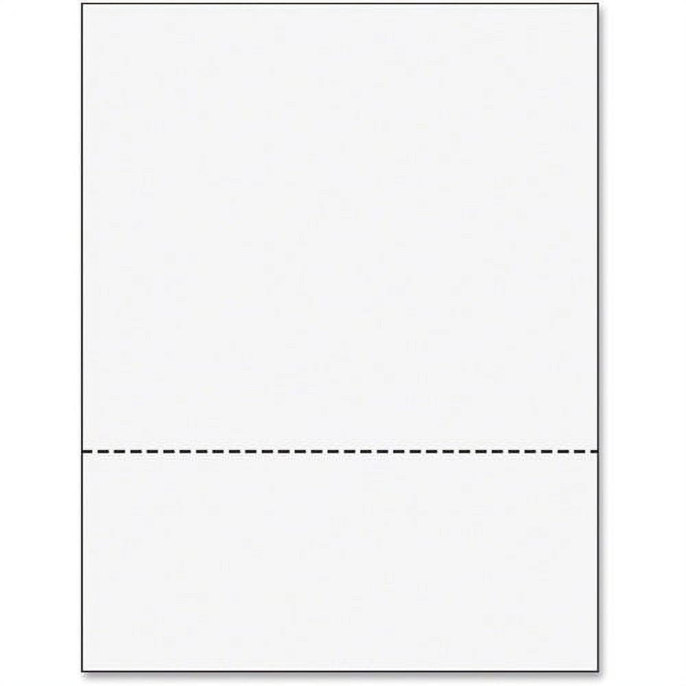 PrintWorks Professional Perforated Paper 8.5 x 11 inches 500 Sheets per Ream, White (04124)