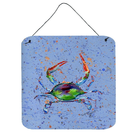 Carolines Treasures 8457DS66 Crab Wall or Door Hanging Prints 6HX6W multicolor