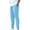 Sky Blue, variant on Men's Plaid Pants Drawstring Elastic Waist Pants Loose Fit Casual Jogger Golf Pants with Pocket