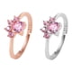 thumbnail image 2 of HomeKingdee 2 Pcs Cat Paw Ring with Cubic Zirconia - Adjustable Size Animal Theme Jewelry for Women Girls, 2 of 5
