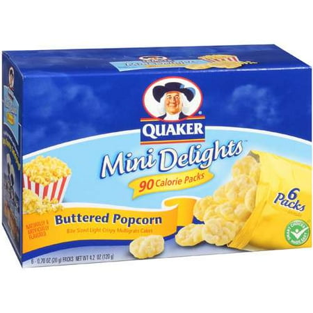 Quaker: Buttered Popcorn Mini Delights, 4.2 oz