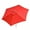 Red, Red, variant on Heininger Holdings, LLC Push Up Aluminum Market 8.5-foot Patio Umbrella Adjustable Height