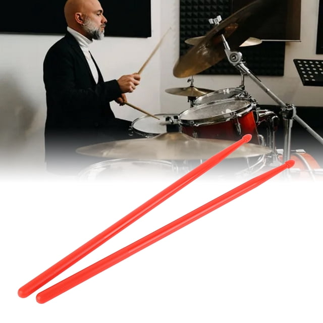 Nylon Drumsticks Ligera De Tambores De Ejercicio De Tambores Portátiles Instrumento De Percusión
