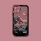 thumbnail image 1 of Funda de teléfono con paisaje Natural para iPhone, carcasa a prueba de golpes, color púrpura, azul, atardecer, nieve, montaña, 14, 13, 12, 11 Pro Max, XR, X, XS, 1 of 4