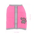 thumbnail image 2 of unbranded Abrigo Para Perro Rosa Con Cálido Y Reflectante Para Paseos Nocturnos, 2 of 7