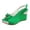 Green, variant on Platform Wedge Sandals for Women Arch Support on Espadrilles Open Toe Comfortable Wedge Sandals with Bow Comfy Casual Bohemian Summer Vacation Shoes Black 9
