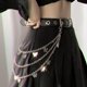 thumbnail image 4 of Punk Cinturón de moda Cadena de cinturón Mariposa de múltiples capas Ajustable para mujeres Hombres Niñas Niños Jeans Llavero Joyería - Cadena de cintur Cadena de cintura 88g Yinane Cadena de cinturón de cintura, 4 of 8