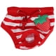 thumbnail image 1 of Pet Pigs Pantalones Fisiológicos Patrón De Fresa Cerdos Ropa Interior Sanitaria Pañales ReutilizablesRojo S, 1 of 5