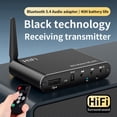 thumbnail image 2 of Adaptador de Audio Bluetooth 5.4, Receptor y Transmisor Auxiliar Bluetooth, Amplificador de MúSica InaláMbrico 2 en 1, Compatible con ReproduccióN USB, 2 of 5