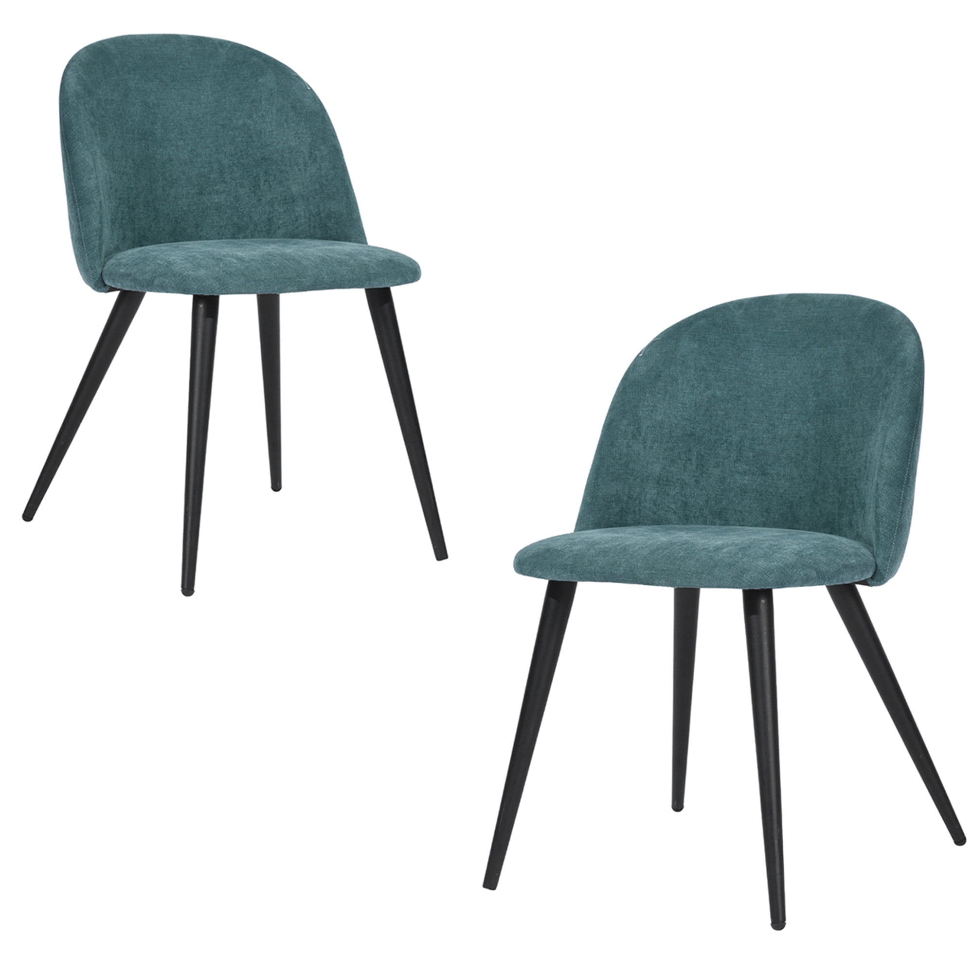 HouseInBox Upholstery Dining Chairs Set of 2 Side Chairs for Living Room Dining Room, Green