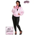 thumbnail image 4 of Veste de Film en Satin pour Femmes Grande Taille Rose Grease, 4 of 9