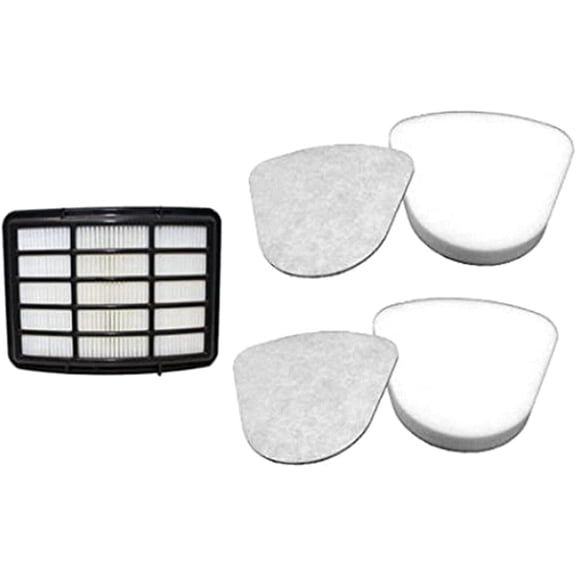 Filter Replacement for Shark Navigator Lift Away Deluxe Professional Vacuum ZU503AMZ NV350 NV351 NV352 NV355 NV357 NV360 NV370 UV440 UV540, Parts XFF350 & XHF350