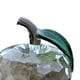 thumbnail image 2 of Pisapapeles de manzana de cristal - Estatua hecha a mano Decoraciones para el hogar (Blanco 5 cm), 2 of 4