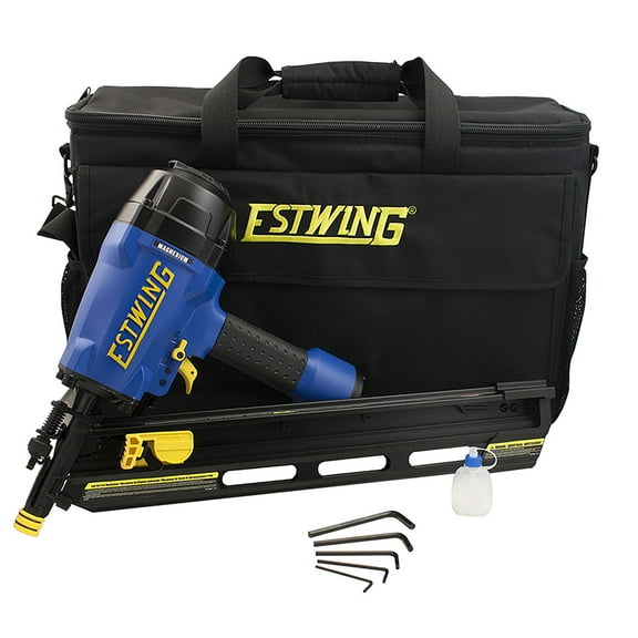 Estwing EFR3490 Pneumatic 34 Degree 3-1/2" Clipped Head Framing Nailer with Bag