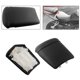 thumbnail image 3 of Asiento del pasajero trasero,Cojín para asiento trasero de motocicleta,color negro,Cojín de pasajero trasero de motocicleta de cuero PU,Almohadilla del asiento trasero Cómoda absorción de, 3 of 9