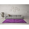 thumbnail image 3 of Ahgly Company Indoor Rectangle Persian Purple Traditional Area Rugs, 5' x 7', 3 of 4