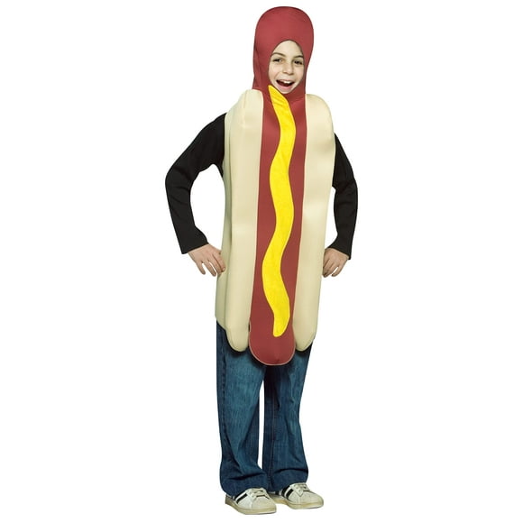 Disfraz Rasta Imposta Hot Dog para niños, talla única (7-10), poliéster