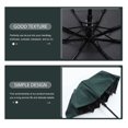 thumbnail image 2 of Shisuyan 1Pcs Parapluie Automatique Coupe-Vent Pongé Vert Foncé Protection UV Design Parasol pour Extérieur, 2 of 9