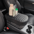 thumbnail image 4 of Auto Center Console Armrest Pillow, Memory Foam Car Armrest Cushion with Cup Holder and Phone Holder Universal, 4 of 6