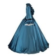 thumbnail image 4 of SCSAlgin Victorian Dress for Women 1800s Medieval Renaissance Dress Corset Flare Sleeve Vintage Dress Cocktail Party Ball Gown, 4 of 4