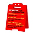 thumbnail image 1 of Hyasfey Red Acrylic Desk Caution Sign Heavy Duty Prank Desktop Warning Sign Home Office Desk Mini Table Sign Decoration Ornament Co-worker Gag Gift, 1 of 8