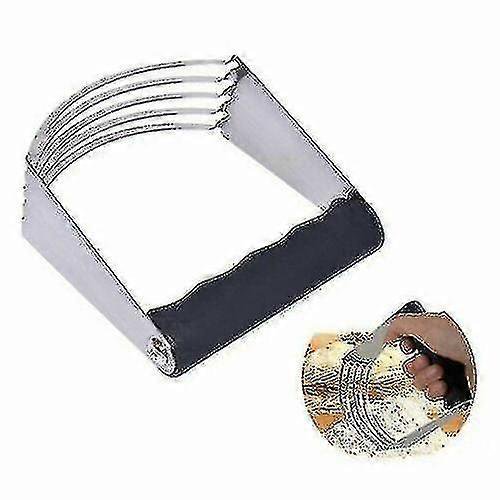 Stainless Steel Cake Blender Soft Grip Dough Cutter Pastry Flour Mixer