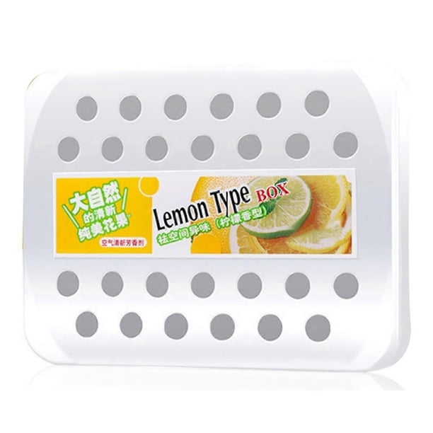 Car Solid Perfume Air Freshener Car Balm Deodorizing Long-Lasting Fragrance Scent Lemon Aromatherapy