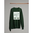 thumbnail image 3 of Scary Sea Creatures Sweatshirt Women -Fab Funky Designs, Female 5X-Large, 3 of 4