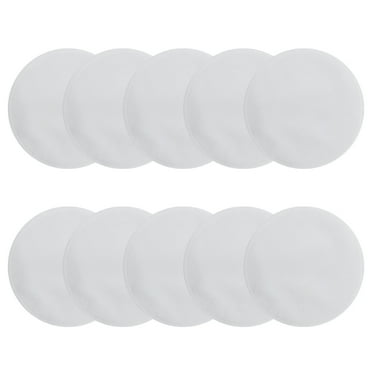 Reusable Makeup Remover Pads - 10 Pieces Soft Organic Cotton Rounds with Washable Drawstring