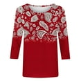 thumbnail image 6 of Fashion Fall Saving Womens Fall Shirt Women's Shirts Petite Tops for Women 3/4 Sleeve Women's Blouses my order, 6 of 6