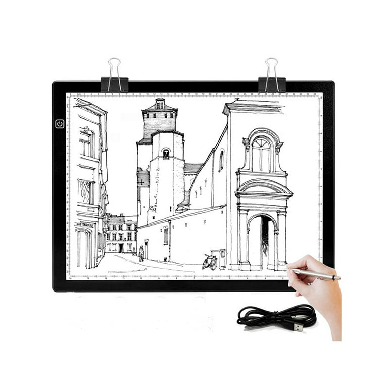 A4 Light Box for Tracing Pad, Bright Light Pad Art Light Board for Diamond  Painting, Weeding Vinyl, Lightbox for Tracing and Drawing, Led Tracer Pads