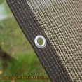 thumbnail image 4 of 1pc Brown Sunshade Net, 90% UV Block Polyester Fabric, 81-90% Shading Rate, Durable Plastic Material, Ideal for Garden Terraces, Greenhouses, Outdoor Pavilions, Dog Houses, Chicken Coops, 4 of 9