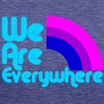 thumbnail image 3 of CafePress - We_Are_Everywhere_Bi_Blk Women's Deluxe T Shirt - Womens Tri-blend T-Shirt, 3 of 4